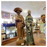 Carved Wood and Sculpted Figurines