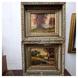 Framed Pinto Landscape Oil Paintings