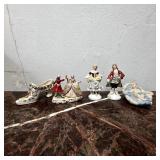 Assorted Vintage Porcelain Figurines