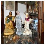 Collection of Ceramic Female Figurines