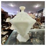Anchor Hocking Harvest Grape Milk Glass Dish