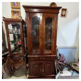 Inlaid Wood Display Cabinet