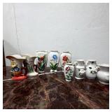 Occupied Japan Miniature Ceramic Vases