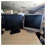 HP vs17 & Optiquest Computer Monitors