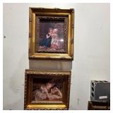 Framed Children Art Prints in Gold Frames