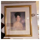 Framed Print After Manet 'Study of a Woman'