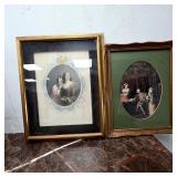Group of Framed Vintage Art Prints