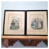 Framed Jules David Fashion Prints