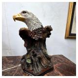 Bald Eagle Resin Bust Sculpture