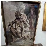 Framed Piet Religious Art Print