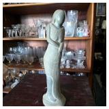 Carved Stone Female Figure Sculpture