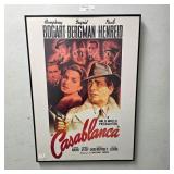 Framed Casablanca Movie Poster