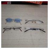 Assorted Metal Frame Eyeglasses