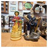 Vintage Glazed Ceramic Figurines
