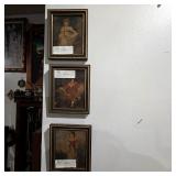 Group of Framed Vintage Portrait Prints