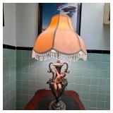 Vintage Cherub Urn Table Lamp
