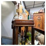 Assorted Glass Perfume Bottles and Bathing