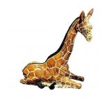 Vintage Ceramic Reclining Giraffe Statue