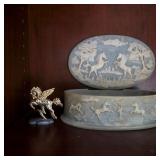 Unicorn Resin Box & Pegasus Figurine