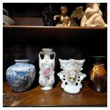Assorted Ceramic Decorative Vases
