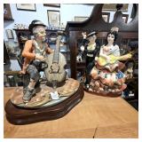 Capodimonte Porcelain Musician Figurine