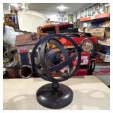 Metal Armillary Sphere Celestial Sculpture