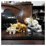 Assorted Elephant Figurines