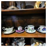 Assorted Teacups and Saucers