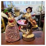 Vintage Style Resin Figurines Group