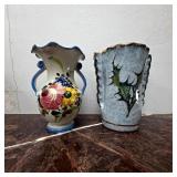 Assorted Hand Painted Ceramic Vases