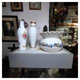 Noritake & Mayer Pottery Vases and Basin Lot