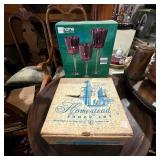 Federal Glass Snack Set & JCPenney Candle Set