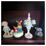 Assorted Rabbit & Animal Figurines