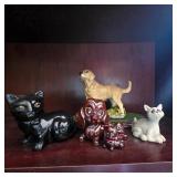 Collection of Cat Figurines