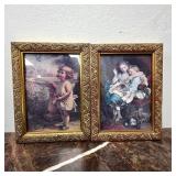 Vintage Framed Prints in Gilt Frames