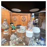Assorted Porcelain Figurines & Trinket Boxes