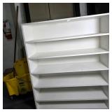 White Seven-Tier Shelving Unit