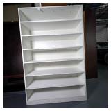 White Seven-Tier Open Shelving Unit