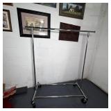 Collapsible Rolling Garment Rack