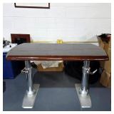 Marine Adjustable Pedestal Table