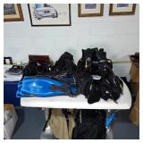 Cressi & Sherwood Scuba Diving Gear Lot