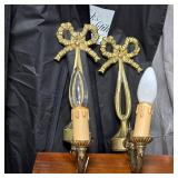 Ribbon Bow Single-Light Wall Sconces
