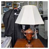 Neoclassical Urn Form Table Lamp with Shade
