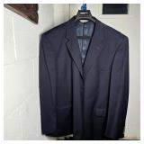 Joseph & Feiss Navy Wool Blazer, Size 50 Long