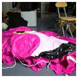 Coleman Air Mattress & Flamingo Pool Float