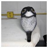 Owl-Form Pest Deterrent Bird Decoy