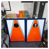 Rec League Cornhole Boards with Assorted Cups