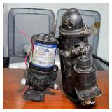 Shurflo Diaphragm Pump & Vintage Starter Motor