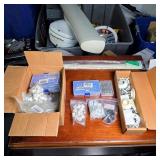 Assorted Hardware, Fasteners & Cable Ties Lot