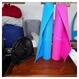 Massey Desk Fan and Exercise Mats